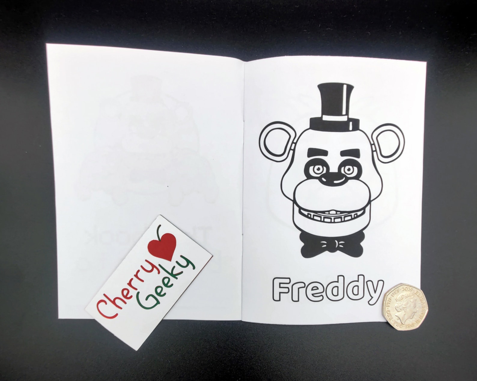 FNAF Colouring Books Party Favours / Gift Bag Items Five - Etsy