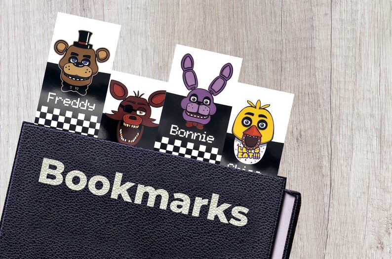 Fnaf Bookmark Printable
