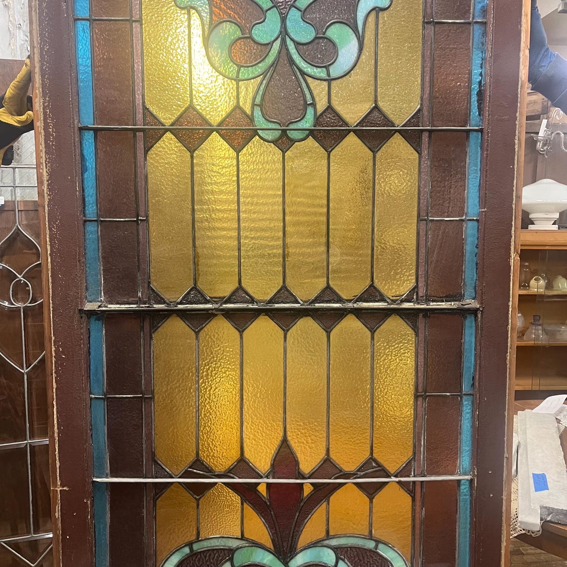 Antique Stained Glass Window From an Early 1900s Church - Etsy