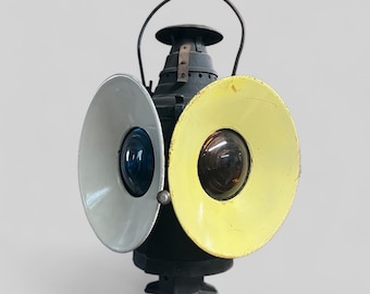 Antique Dressel 4 Way Signal Lantern Railroad Train Switch Light