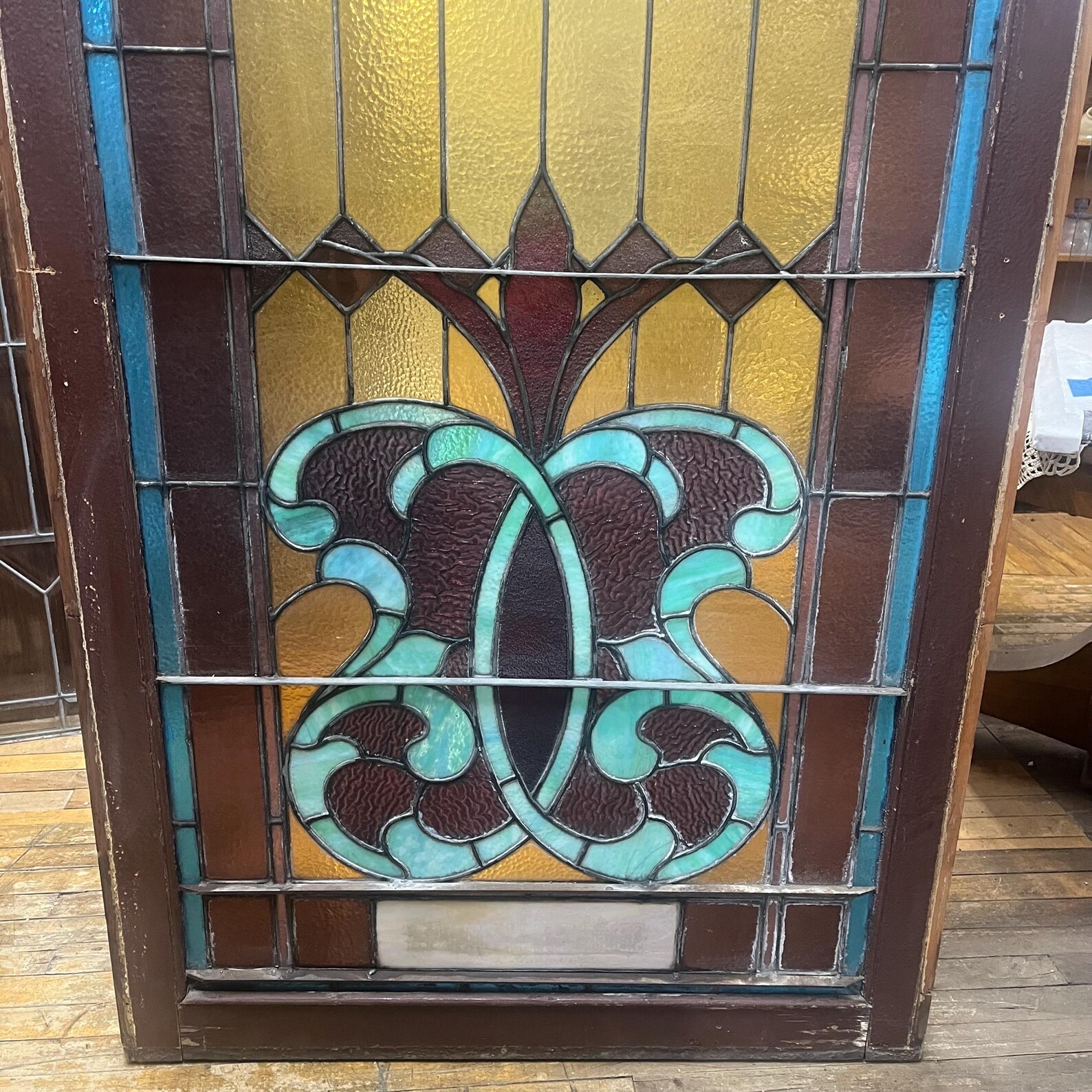 Antique Stained Glass Window From an Early 1900s Church - Etsy