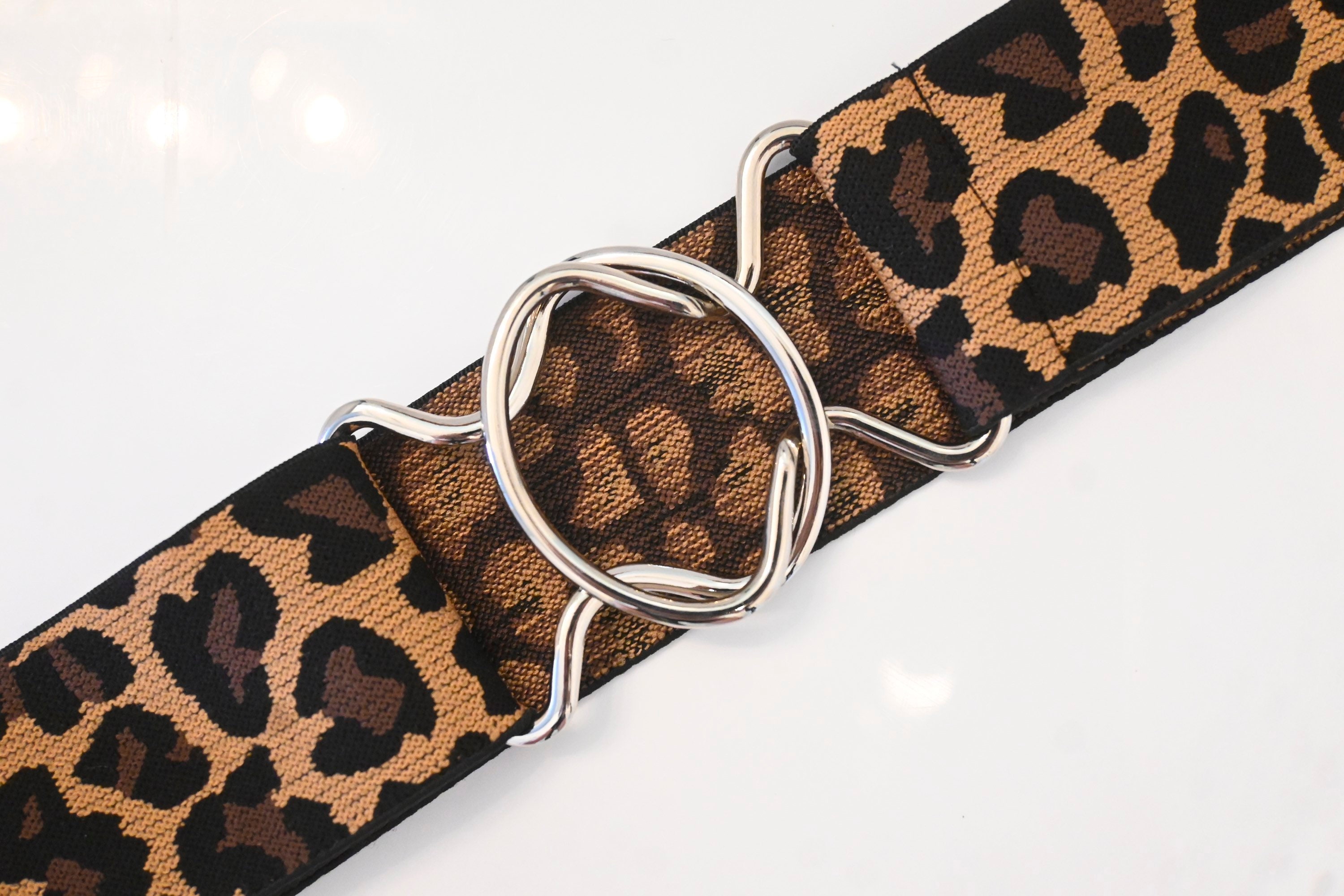 Womens Designer Tool Belt Cheetah Print 