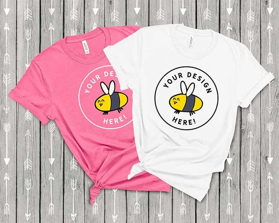 Women S Bella Canvas 3001 T Shirt Mockup Mega Bundle All Etsy