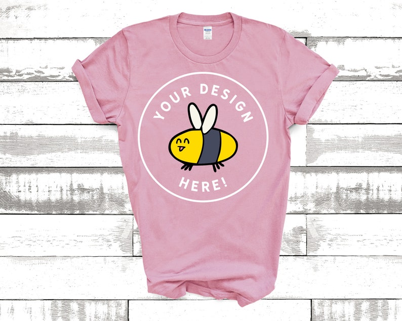 Download Berry Gildan 5000 T-Shirt Mockup / Gildan 5000 Mockups ...