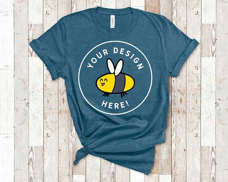 Download Women's Bella Canvas 3001 T-Shirt Mockup Mega Bundle All ...