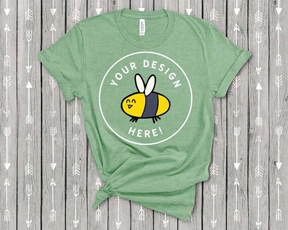 Women S Bella Canvas 3001 T Shirt Mockup Mega Bundle All Etsy