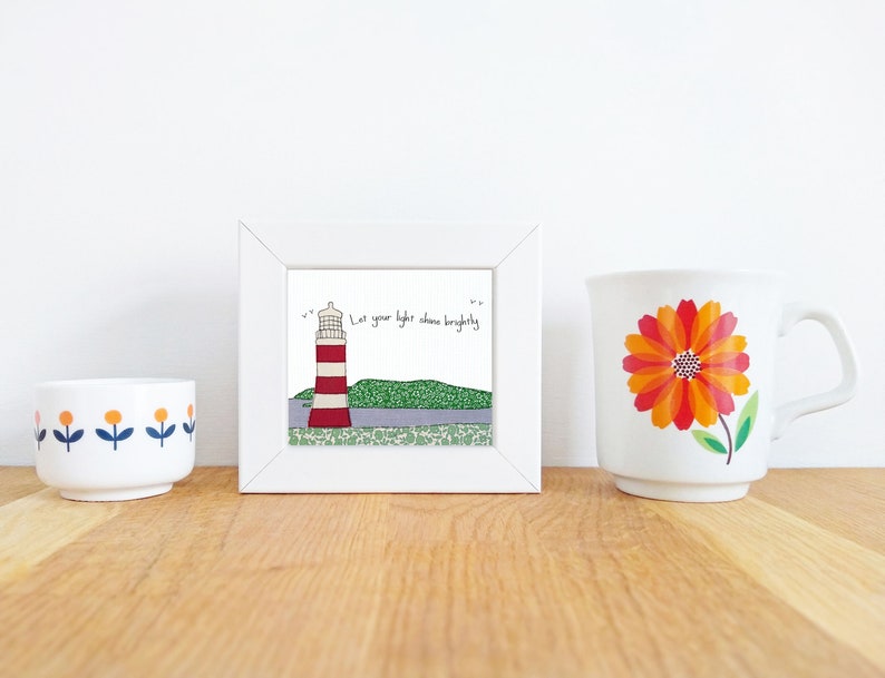 MINI PRINT OFFER save 2 pounds when you buy any 2 framed mini prints Free motion embroidery Print image 10