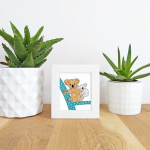 MINI PRINT OFFER save 2 pounds when you buy any 2 framed mini prints Free motion embroidery Print image 6
