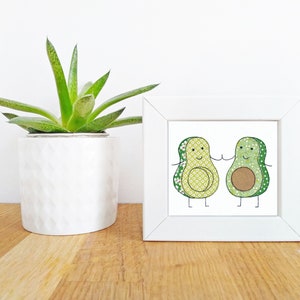 MINI PRINT OFFER save 2 pounds when you buy any 2 framed mini prints Free motion embroidery Print image 2