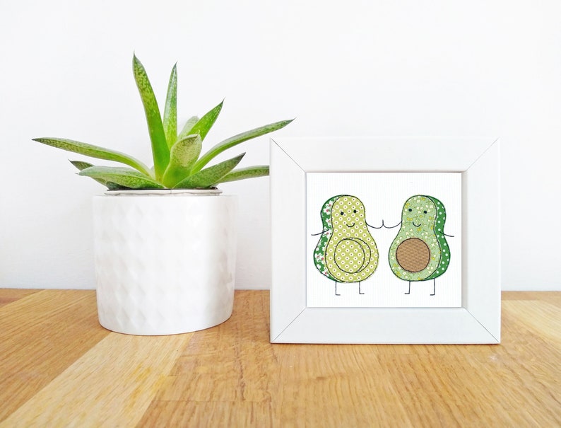 MINI PRINT OFFER save 2 pounds when you buy any 2 framed mini prints Free motion embroidery Print image 2