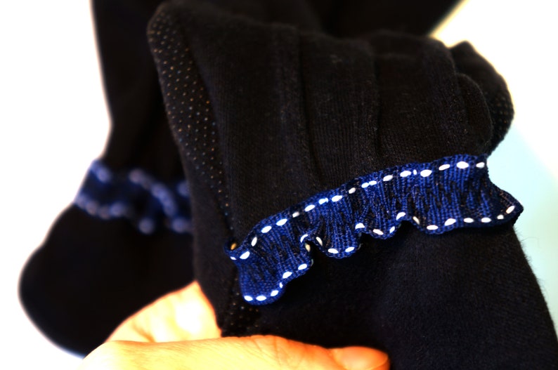 Black Cotton Gloves Reusable Washable to Use Instead of Etsy