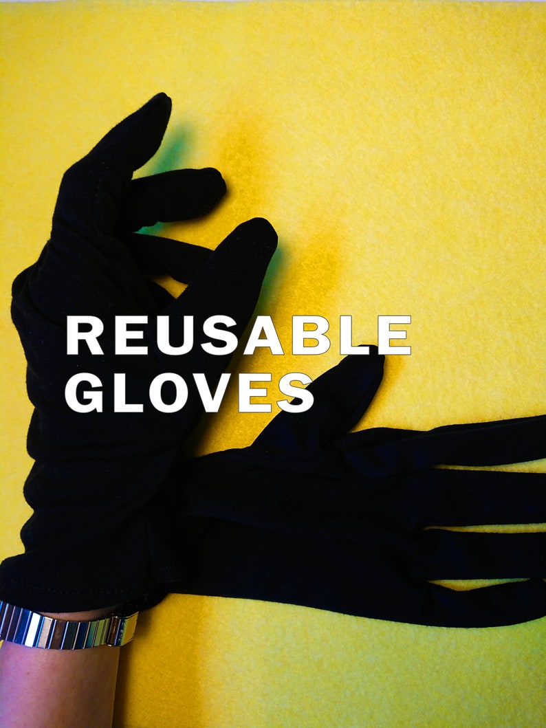 Reusable Washable GLOVES to Use Instead of Plastic Gloves Etsy