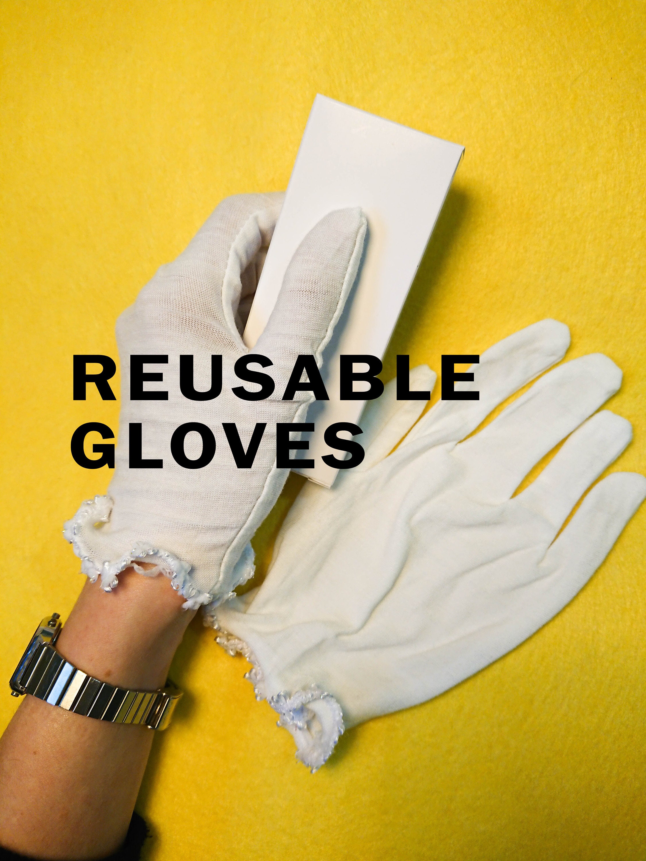 100 Cotton Gloves Reusable Washable to Use Instead of Etsy