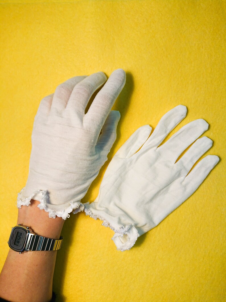 100 Cotton Gloves Reusable Washable to Use Instead of Etsy Canada
