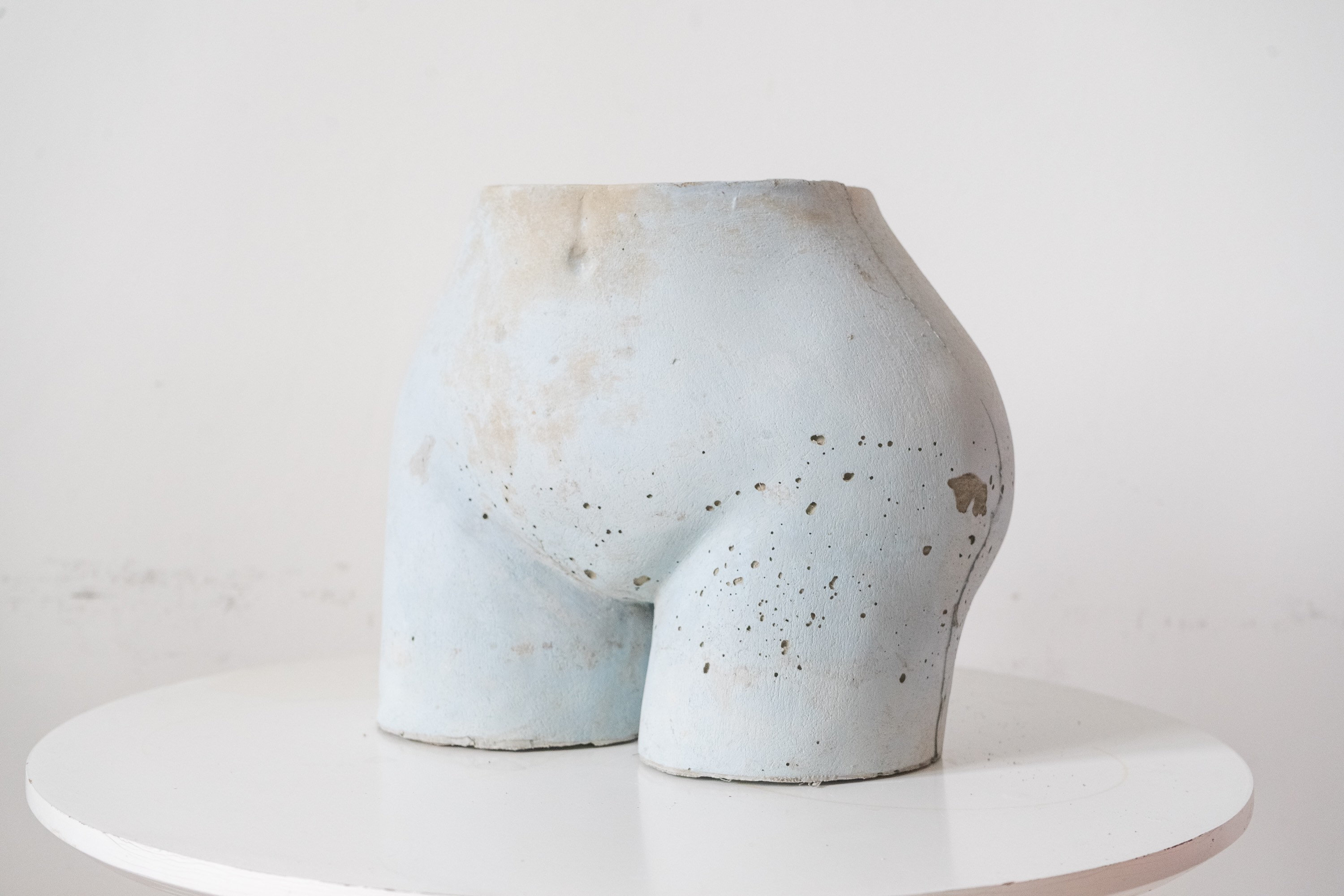 Handmade Concrete Bum Plant Pot Bum Vase Etsy