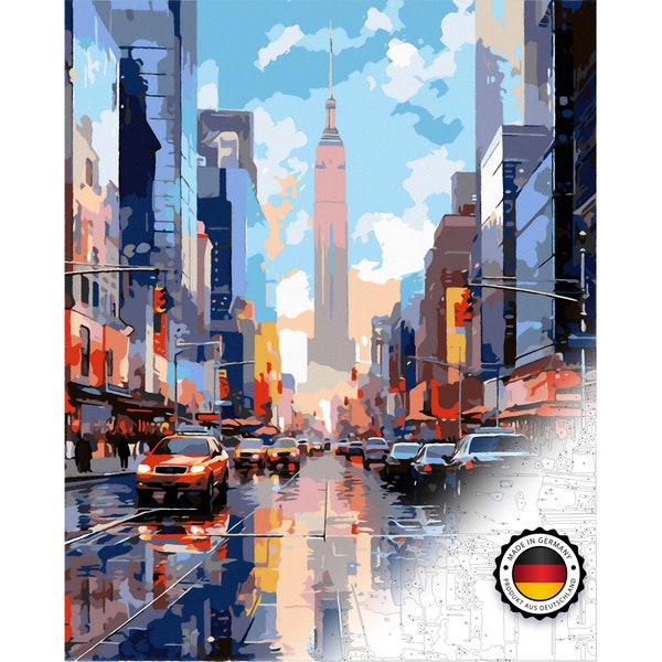 Paint by Numbers New York City - Etsy
