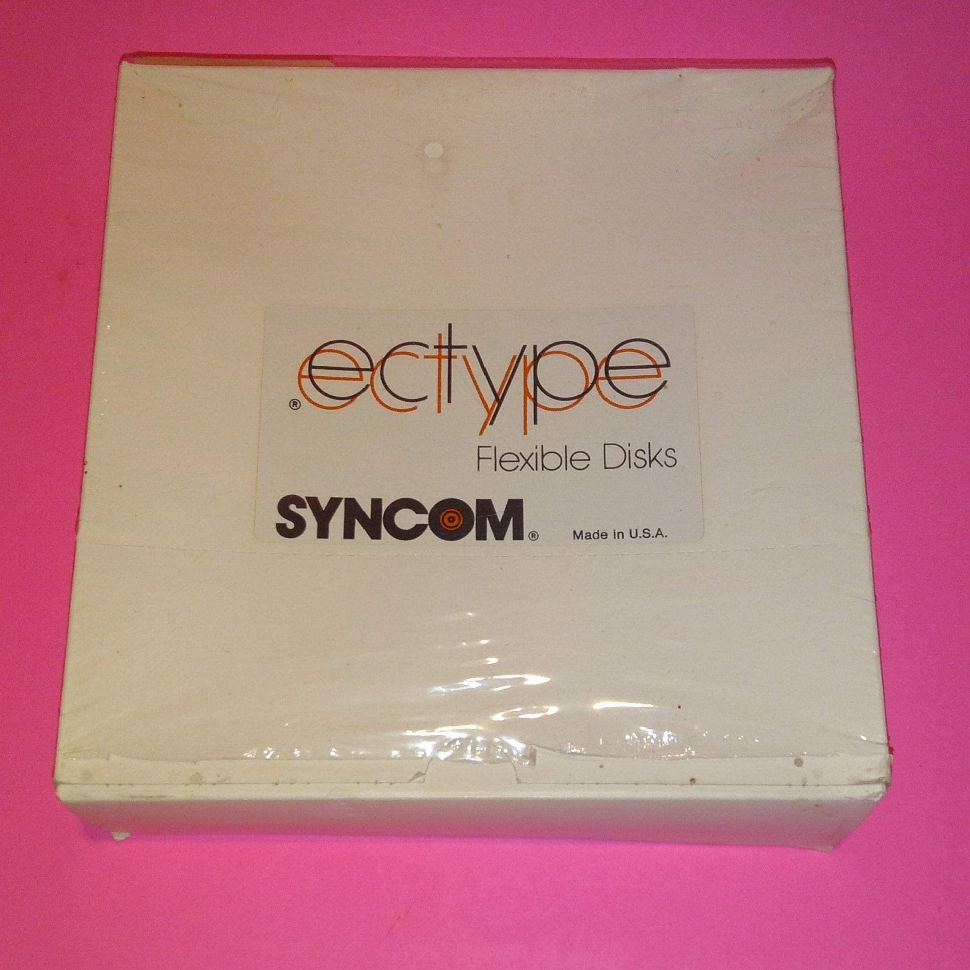 Vintage 8 Inch Floppy Disk DSDD Used ECTYPE Syncom Box OF 10