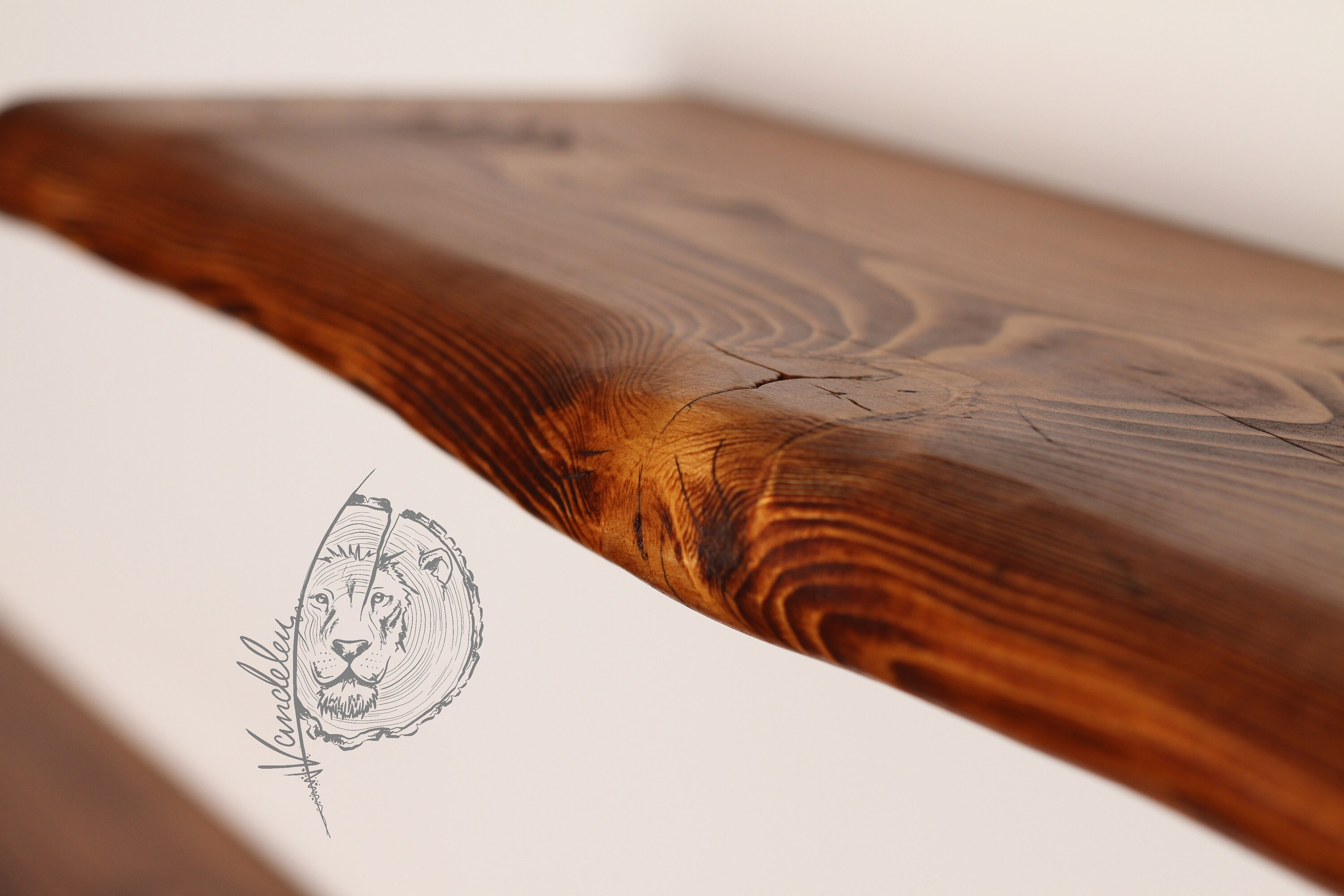 Real Wood Wall Shelf Wall Board Chestnut Etsy