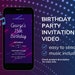 see more listings in the Video Birthday Evites section