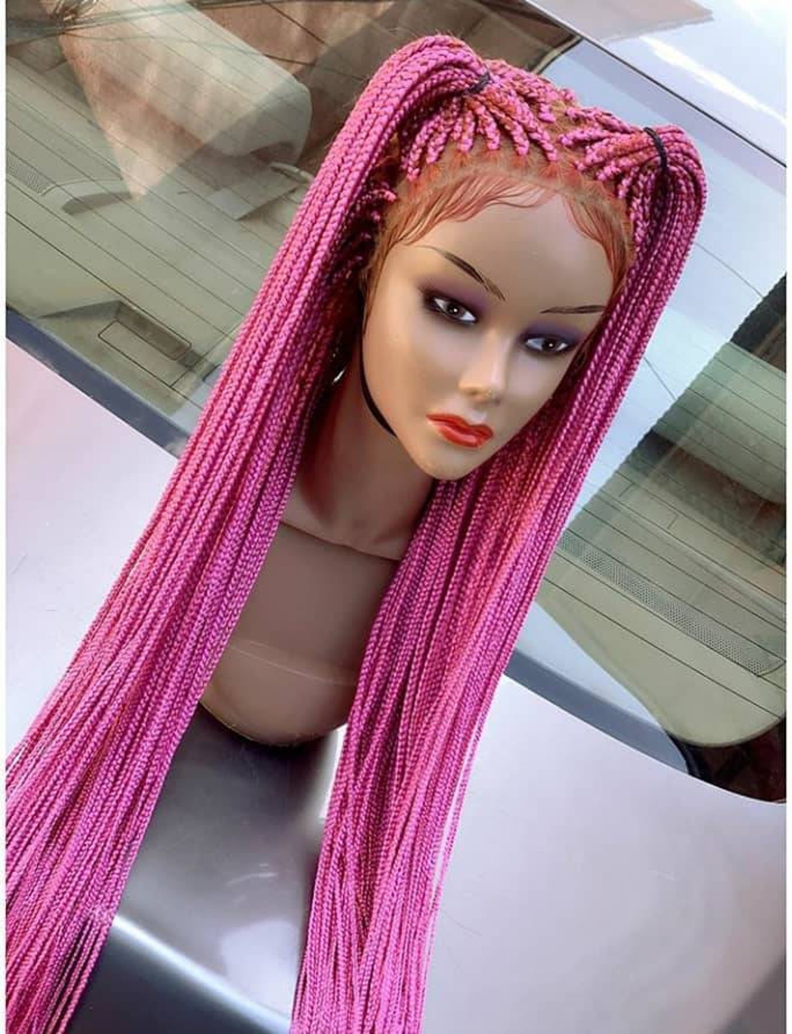 Box Braided Wigsmall size Box Braidslace wigs Box Braid Wig Etsy
