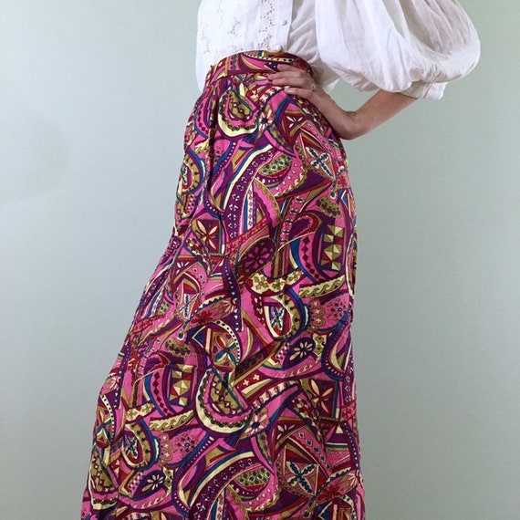 paisley maxi skirts
