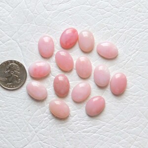 2 Stück AAA +++ Top-Qualität, 100 % natürliche rosa Opal Cabochon lose Edelstein, OvalE Form Größe18x13MM kalibriert, Schmuckstein, neue Ankunft