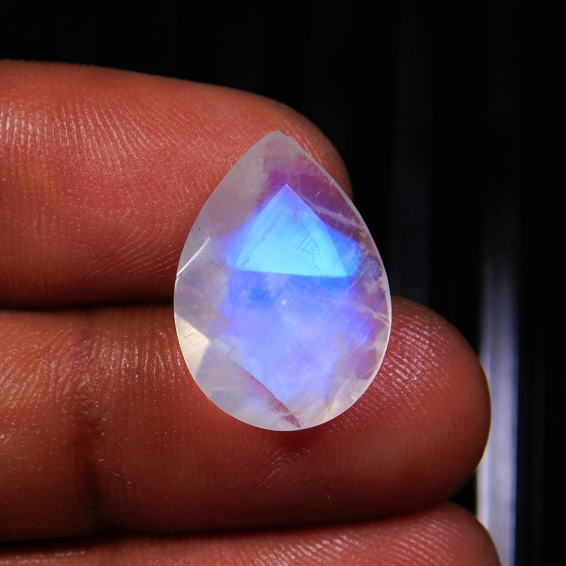 Aaarainbow Moonstone Gemstone Faceted Cut100natural Etsy