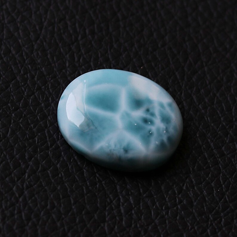 22.00cts Top Aaa+++nice Pattern Larimar Cabochon Gemstone,100% Natural ...