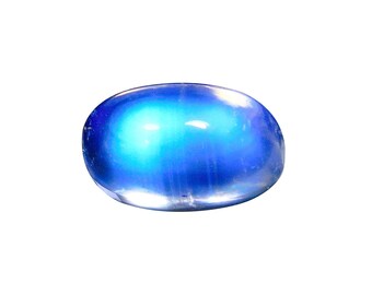 Regenbogen Mondstein, Super Top AAAA ++++ Klasse, ovale Form Mondstein Cabochon, 100% natürlich Designer Multi Blau auffällig, Größe 10 * 6 * 6 MM, Gewicht 3,05Karat