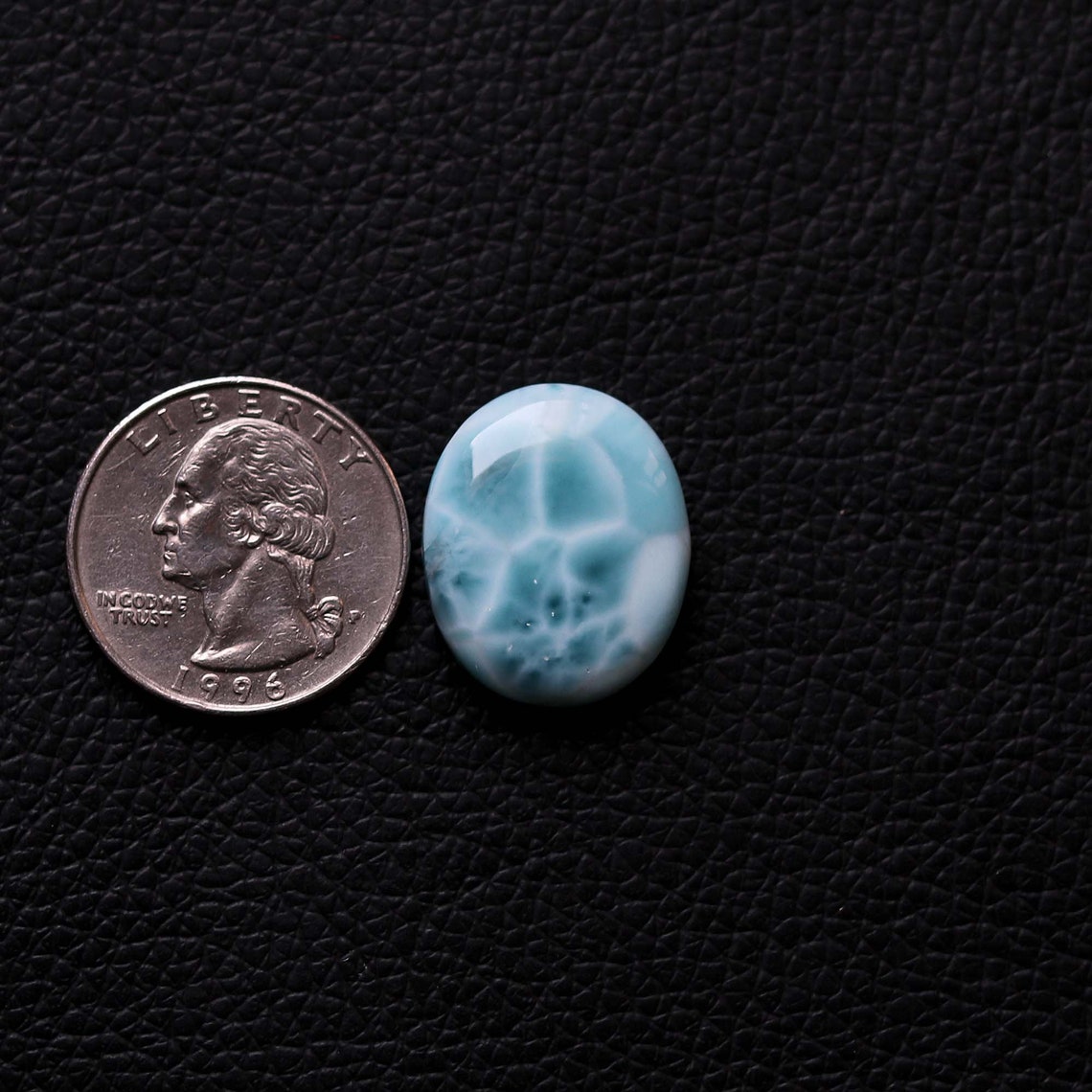 22.00cts Top Aaa+++nice Pattern Larimar Cabochon Gemstone,100% Natural ...