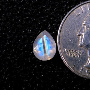AAA+++Top Grade Rainbow Moonstone Gemstone Faceted Cut,100%Natural Designer Multi Flashy Rainbow Pear Shape,Size9x7MM Calibrated,1.50Carat