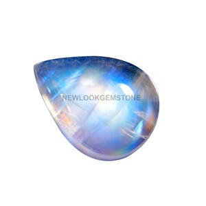 Top AAA+++Rainbow Moonstone Gemstone,100%Natural Beautiful Designer Chatoyant Multi Flashy,Pear Shape,Size14x10MM,6.00Carat,Jewelry Stone