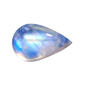 Top AAA+++Rainbow Moonstone Gemstone,100%Natural Beautiful Designer Chatoyant Multi Flashy,Pear Shape,Size17x11x8MM,11.00Carat,Jewelry Stone