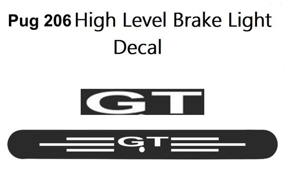 BMW E46 1997-2006 High Level Brake Light Decal Autocollant