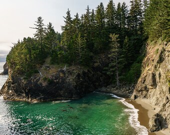 Secret Beach. Oregon Coast.