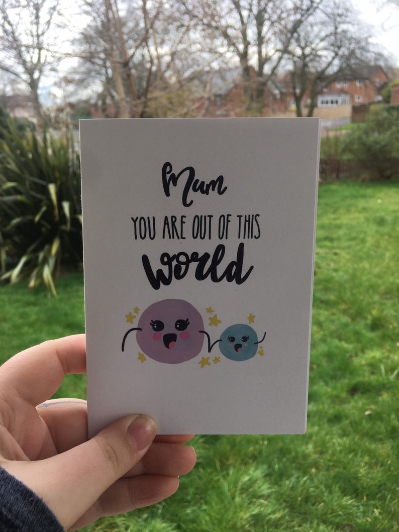 Digital Download Unique Printable Mother/'s Day Card Digital Birthday Card for Mum PDF Instant Download