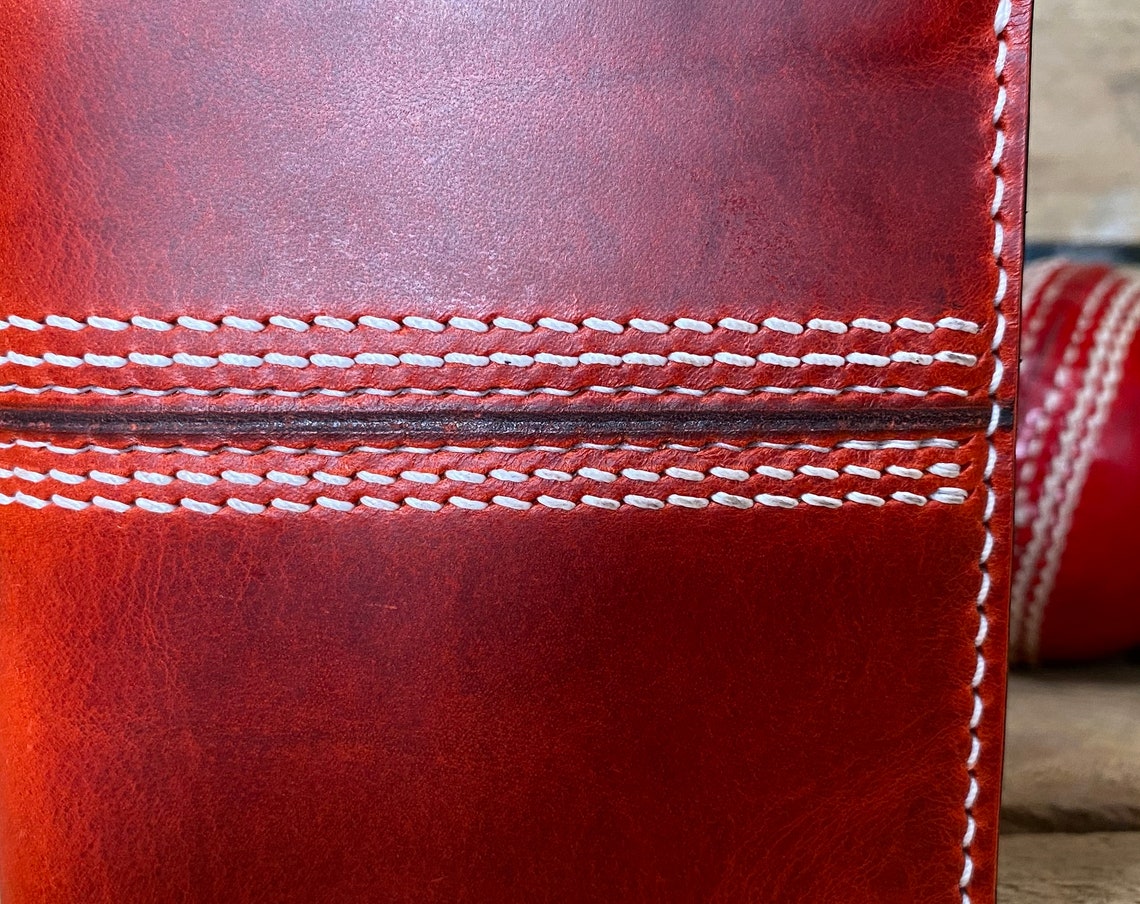 Leather Cricket Ball Wallet, the Opener Gents Leather Wallet