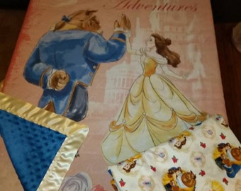 beauty and the beast nursery bedding