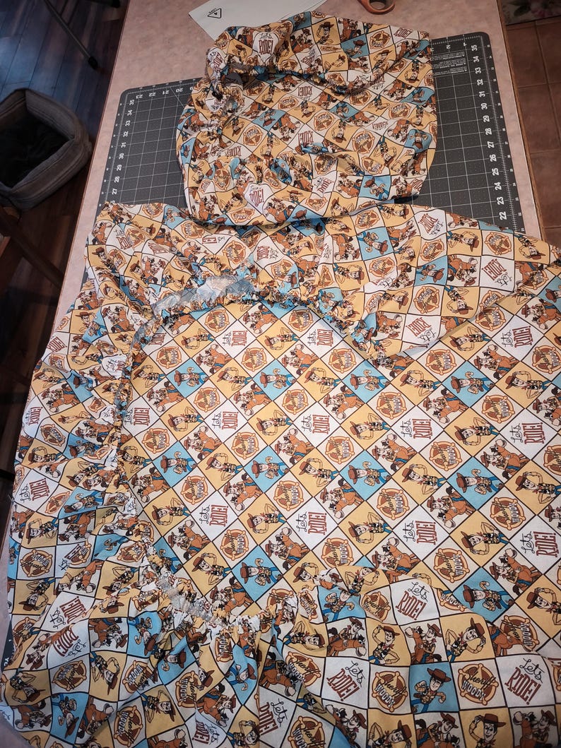 TONS OF PATTERNS Toy Story Crib Sheet , Toddler Bed Sheet - fitted sheet , Blanket Pillow Case Pillow image 2