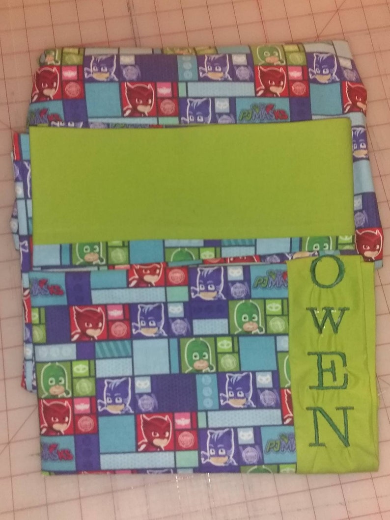 LOOK PJ Masks Crib Toddler Bed Sheet Fitted Sheet Blanket Etsy