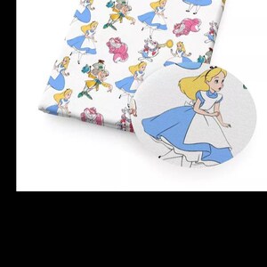 Alice in Wonderand crib sheet, toddler bed sheet, Lovey, Crib  Blanket Toddler Blanket Mobile , Wall Letters, cases & more! fabric choices