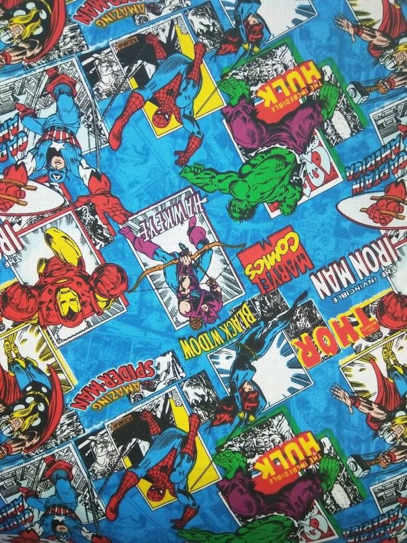 Marvel 4 modèles Choisissez Berceau Lit pour tout-petit Drap-housse Couverture Taie d'oreiller Hulk Spiderman Iron Man Captain America Thor DareDevil Wolverine image 2