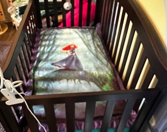 Disney Brave ,  princess Merida crib sheet, toddler bed sheet, Lovey, Crib  Blanket Toddler Blanket Mobile , Wall Letters, cases