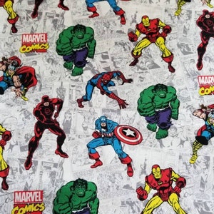 Marvel 4 modèles Choisissez Berceau Lit pour tout-petit Drap-housse Couverture Taie d'oreiller Hulk Spiderman Iron Man Captain America Thor DareDevil Wolverine image 1