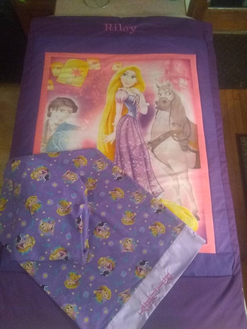 Personalized Rapunzel Tangled Crib Toddler Bedding Sheet Etsy