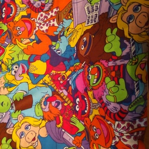 Sesame Street - Crib Toddler - Bedding Muppets - Sheet -  fitted sheet - Blanket - Pillow Case - Curtain  Valance 3d wall letters