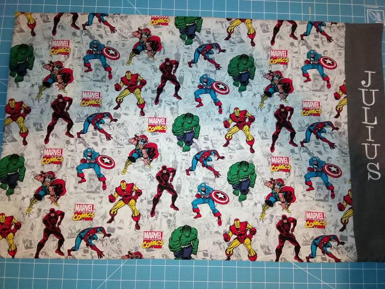 Spider-Man- Crib - fitted sheet - Blanket set with satin binding spiderman blanket Spiderman sheet Miles Morales blanket image 7