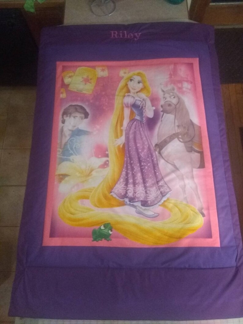Personalized Rapunzel Tangled Crib Toddler Bedding Sheet Etsy