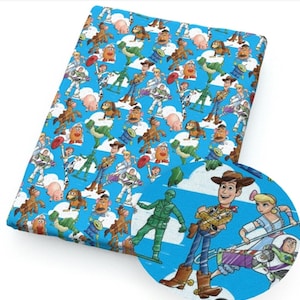 TONS OF PATTERNS Toy Story Crib Sheet , Toddler Bed Sheet - fitted sheet , Blanket Pillow Case Pillow image 1
