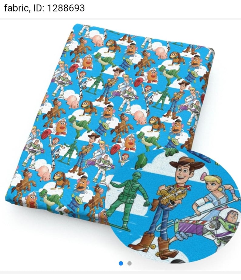 TONS OF PATTERNS Toy Story Crib Sheet , Toddler Bed Sheet - fitted sheet , Blanket Pillow Case Pillow image 1